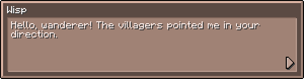 Our custom dialogue box